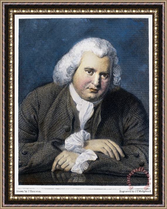 Others Erasmus Darwin (1731-1802) Framed Painting