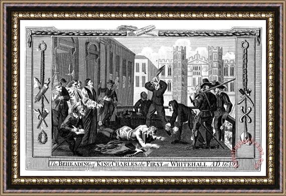Others Execution Of Charles I Framed Print