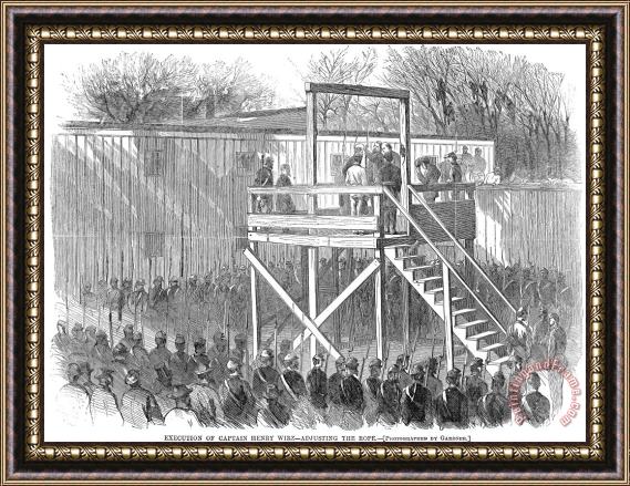 Others Execution Of Henry Wirz Framed Painting