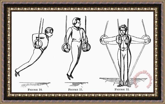 Others EXERCISE, 19th CENTURY Framed Print