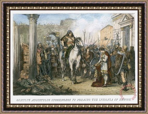 Others Fall Of Rome, 476 Framed Print