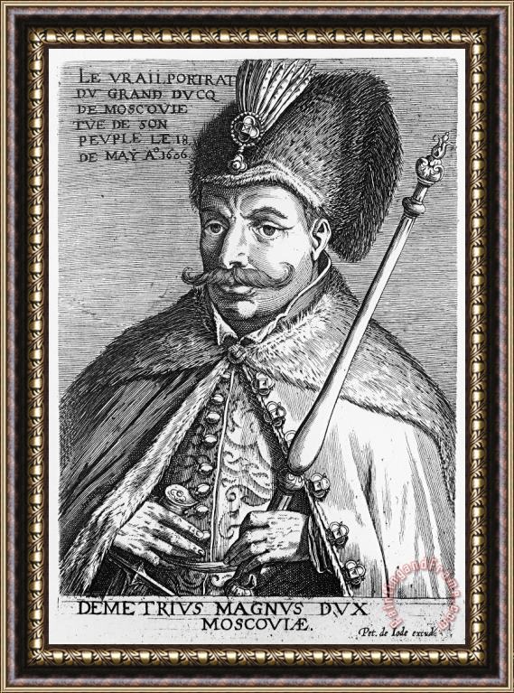 Others False Dmitry I (1581-1606) Framed Print