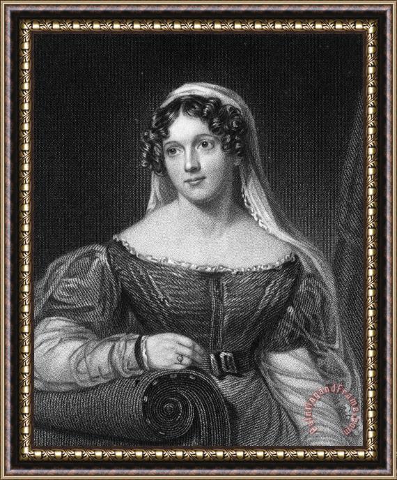 Others Felicia Hemans (1793-1835) Framed Print
