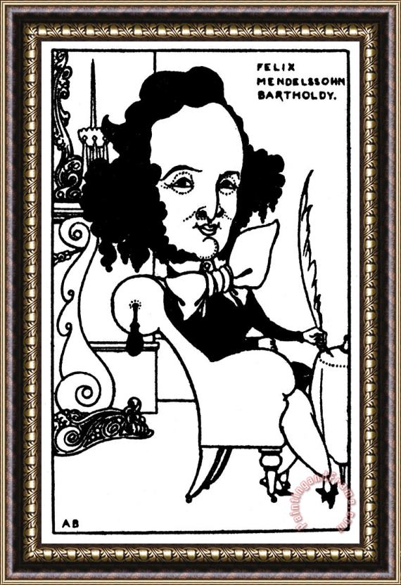 Others Felix Mendelssohn Framed Painting