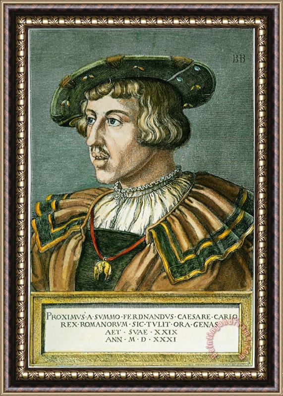 Others Ferdinand I (1503-1564) Framed Painting