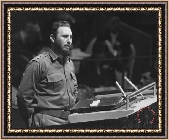 Others Fidel Castro (1926-) Framed Print