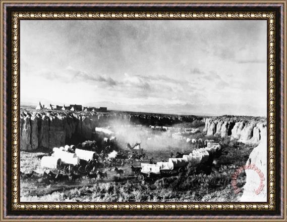 Others Film: The Covered Wagon Framed Print