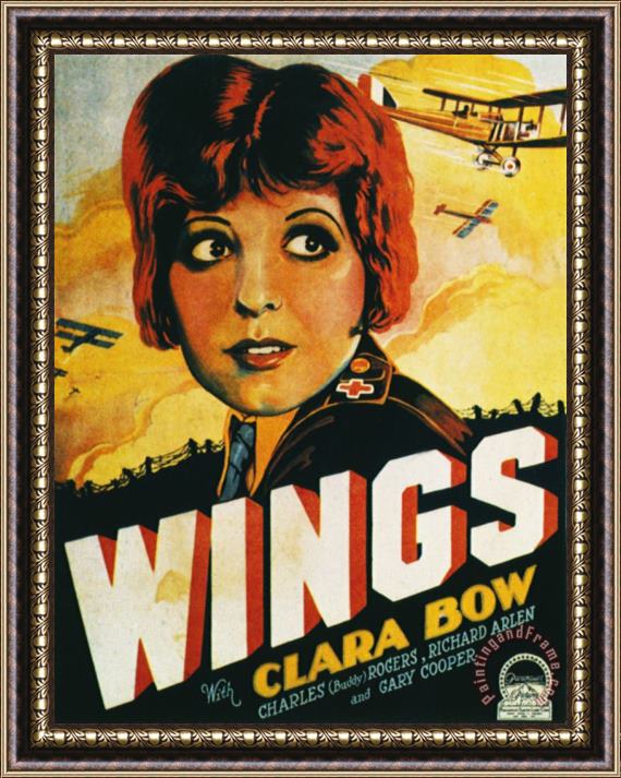 Others Film: Wings, 1927 Framed Print