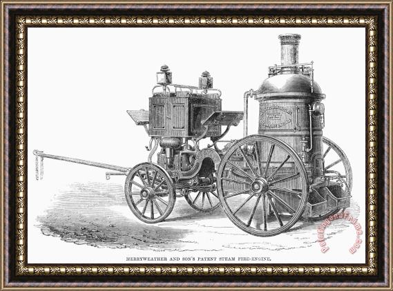 Others Fire Engine, 1862 Framed Print