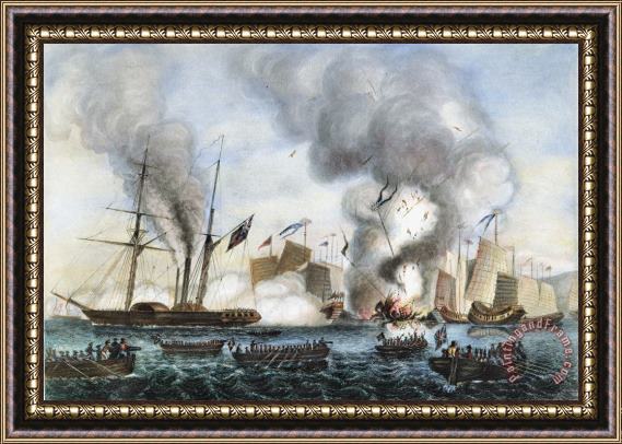 Others First Opium War, 1841 Framed Painting