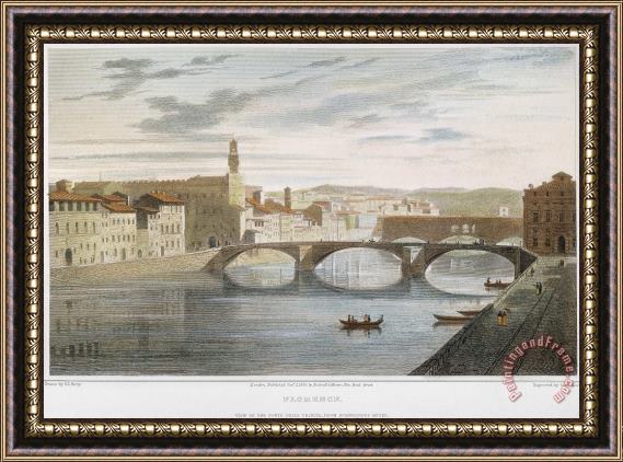 Others Florence, Italy, 1818 Framed Painting