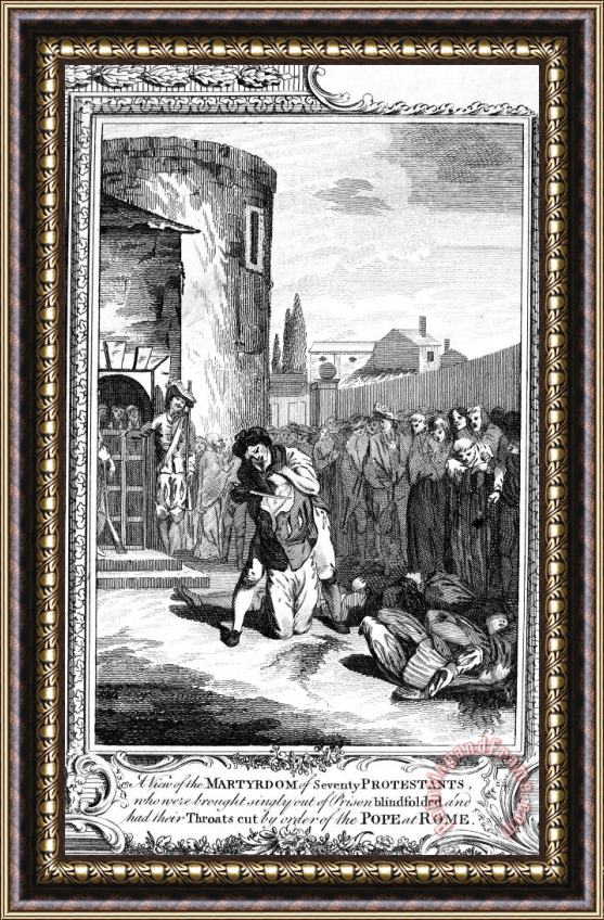 Others Foxe: Book Of Martyrs Framed Print