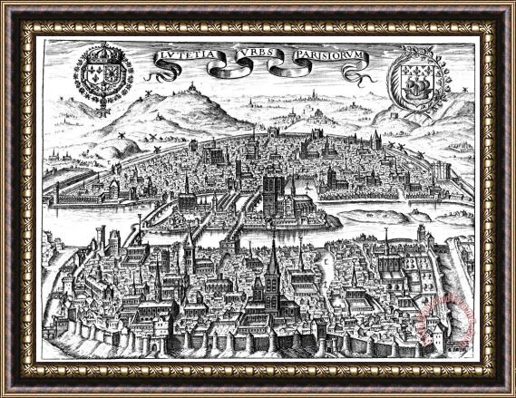 Others France: Paris, 1608 Framed Painting