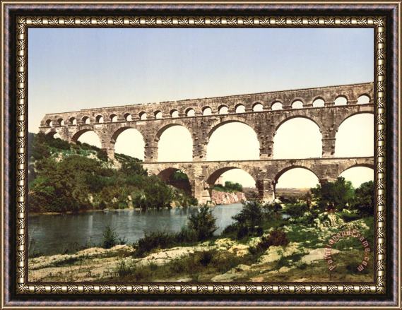 Others France: Roman Aqueduct Framed Painting