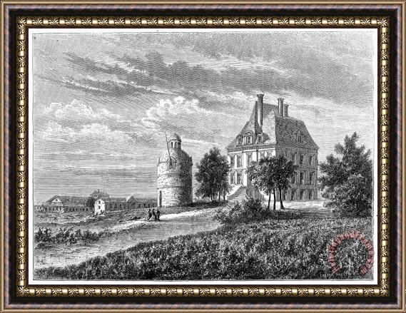 Others france wine chteau 1868 Framed Print