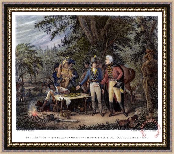 Others Francis Marion (1732?-1795) Framed Painting