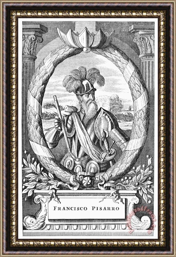Others Francisco Pizarro Framed Print