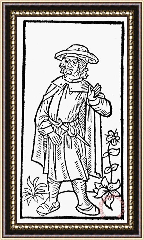 Others Francois Villon (1431-1463) Framed Print