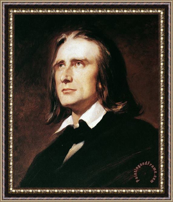 Others Franz Liszt (1811-1886) Framed Print