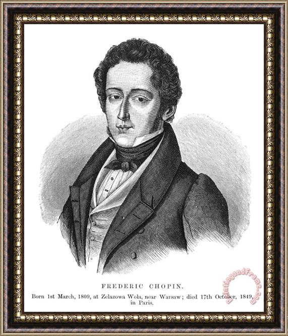 Others Frederic Chopin (1810-1849) Framed Painting