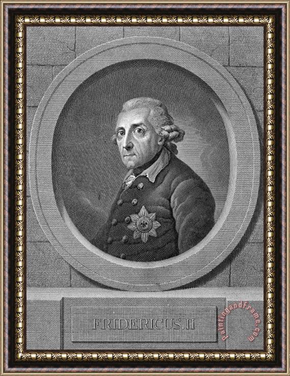 Others Frederick II (1712-1786) Framed Painting