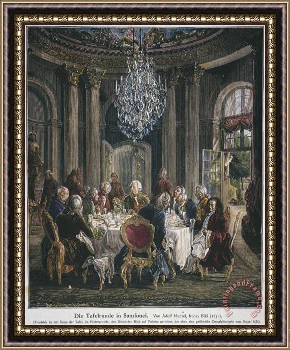Others Frederick II Of Prussia Framed Print