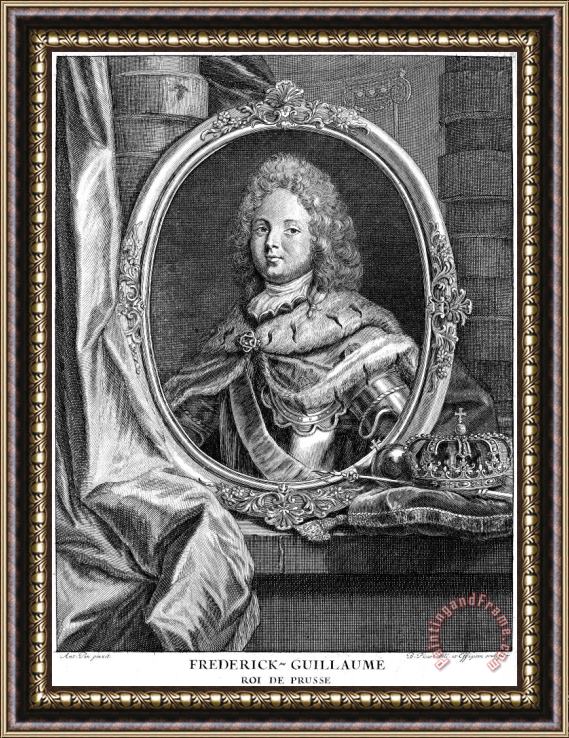 Others Frederick William I (1688-1740) Framed Painting