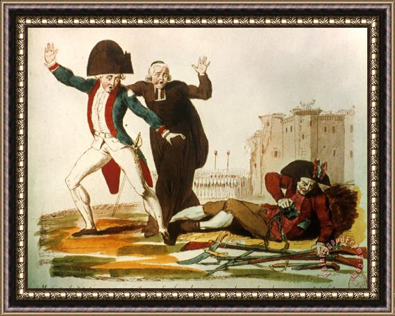 Others French Revolution, 1792 Framed Painting