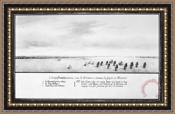 Others French Squadron, 1778 Framed Print