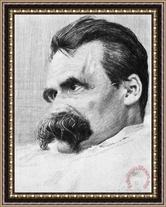 Others Friedrich Nietzsche Framed Painting