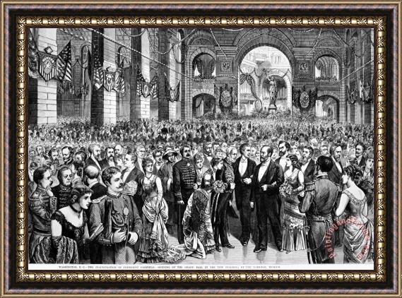 Others Garfield Inauguration, 1881 Framed Painting