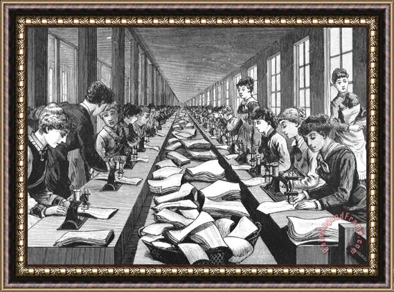 Others Garment Factory Framed Painting