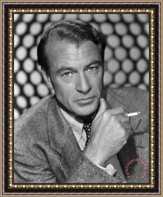 Others Gary Cooper (1901-1961) Framed Print