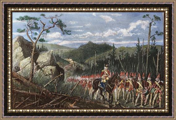 Others General Braddocks March Framed Painting