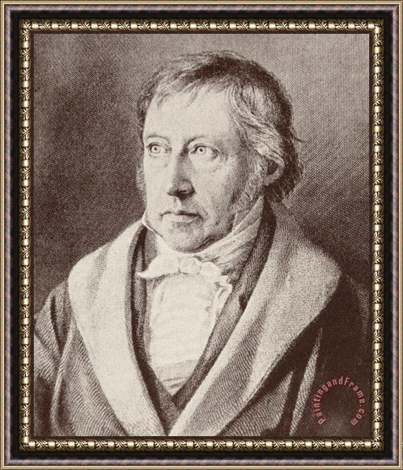 Others Georg Hegel Framed Print