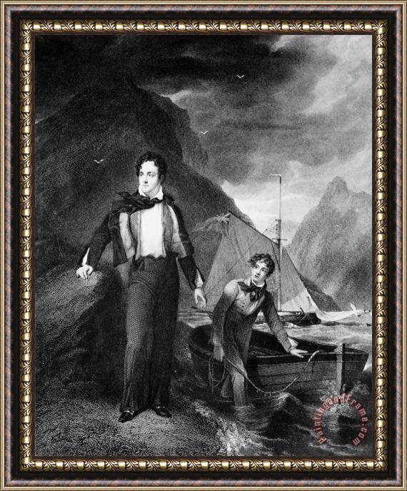 Others George Gordon Byron Framed Painting