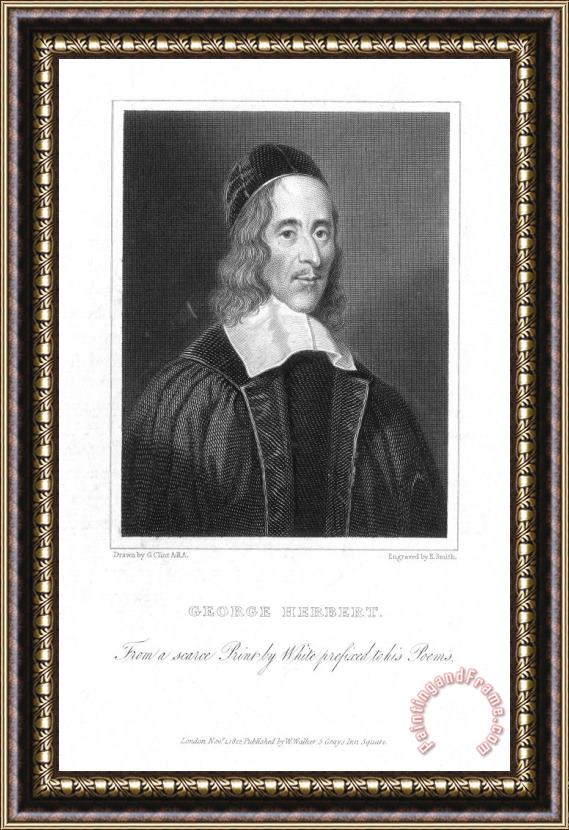 Others George Herbert (1593-1633) Framed Painting