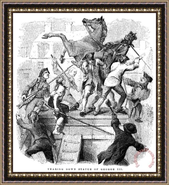 Others George IIi Statue, 1776 Framed Print