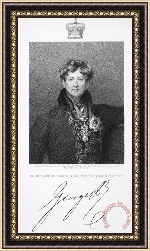 Others George Iv (1762-1830) Framed Painting