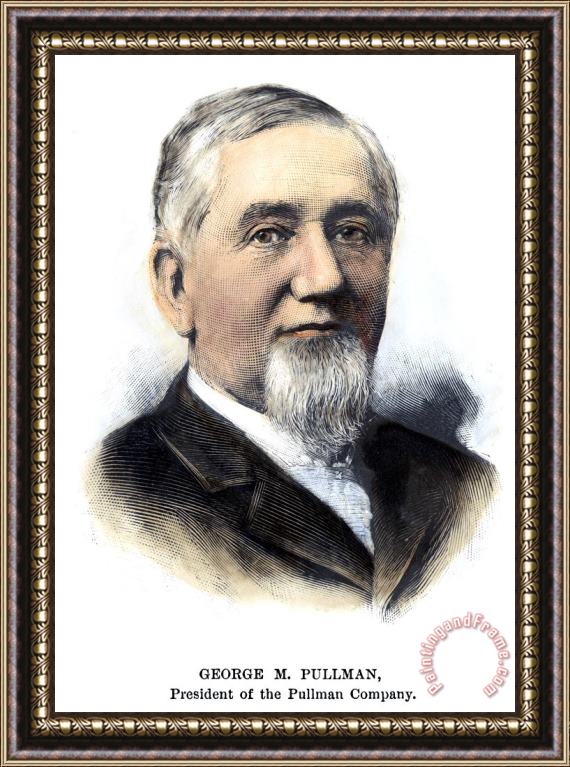 Others George Pullman (1831-1897) Framed Painting
