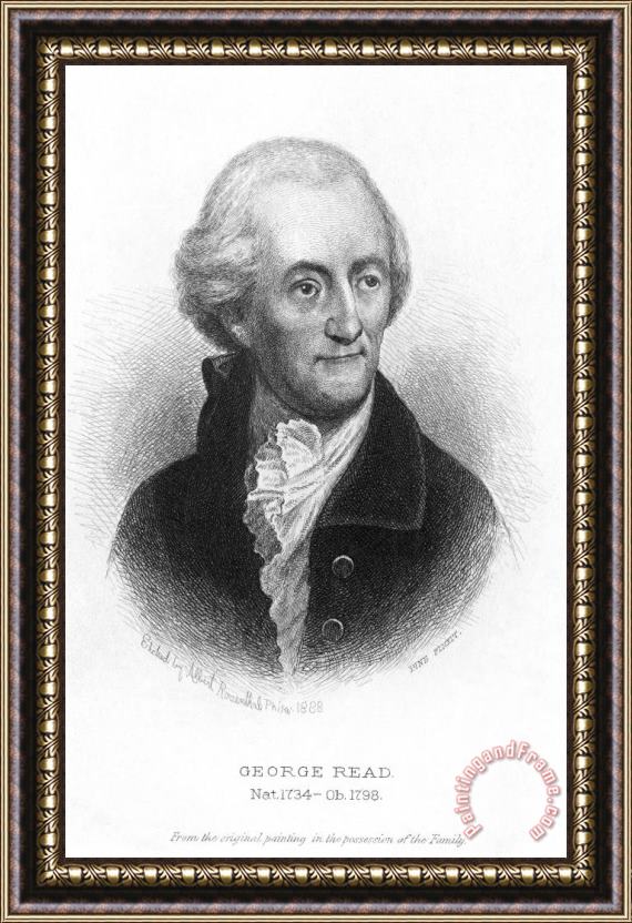 Others George Read (1733-1798) Framed Print