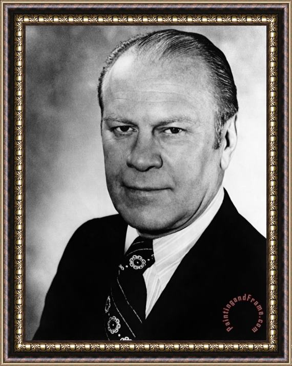 Others Gerald R. Ford (1913-2006) Framed Painting