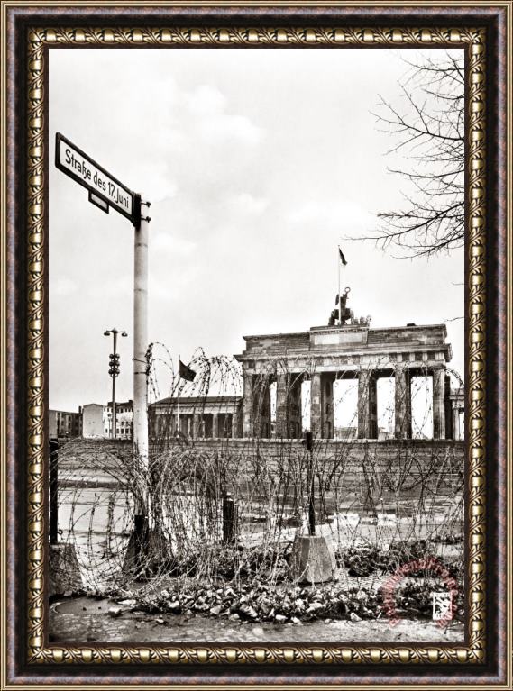 Others GERMANY: BERLIN, c1961 Framed Painting