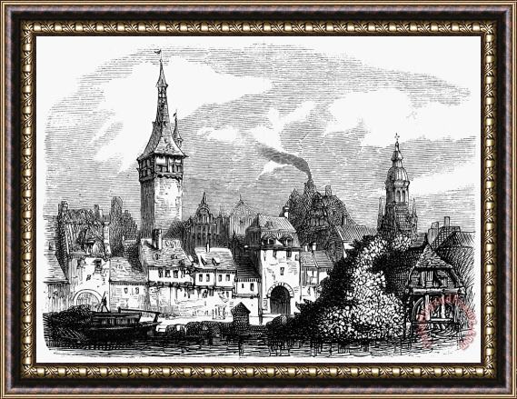 Others Germany: Wurzburg Framed Painting