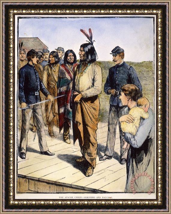 Others Geronimo (1829-1909) Framed Print