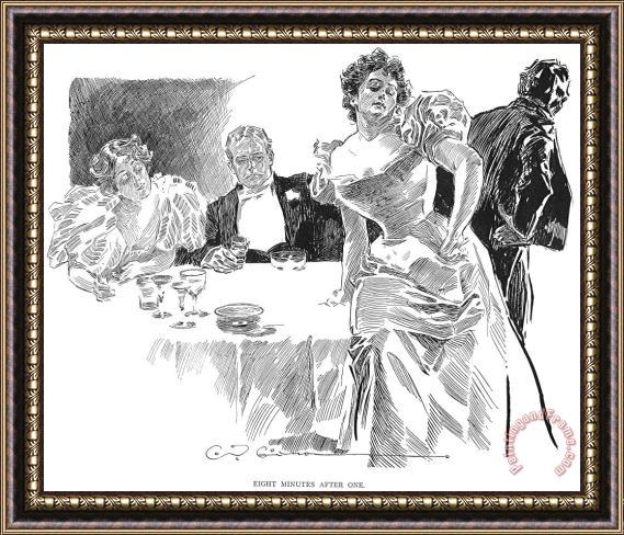 Others Gibson: Dinner Party Framed Painting