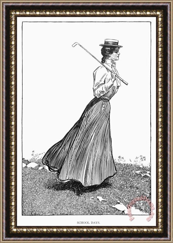 Others Gibson Girl, 1899 Framed Painting