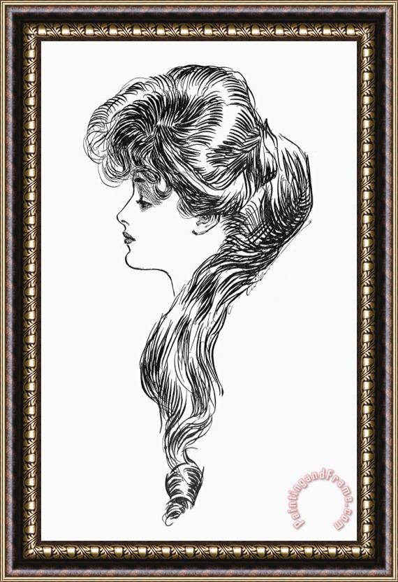 Others Gibson Girl, 1903 Framed Painting