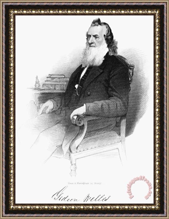 Others Gideon Welles (1802-1878) Framed Print