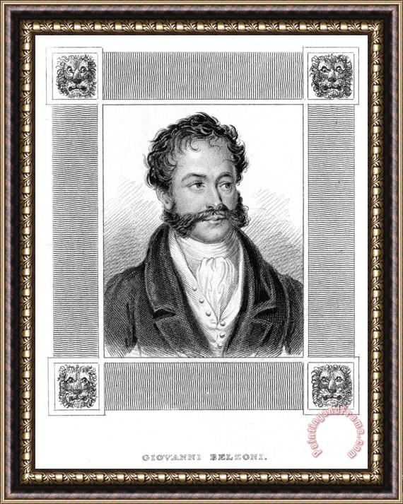Others Giovanni Battista Belzoni Framed Print